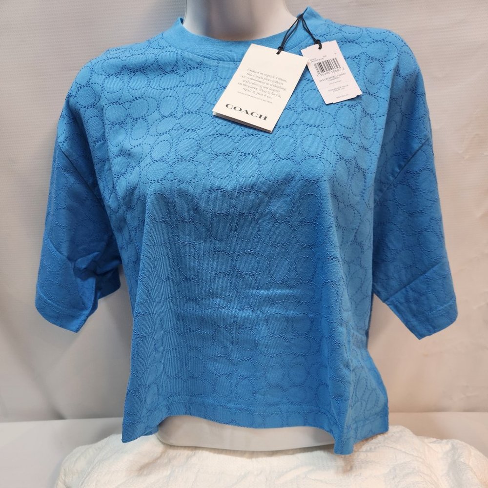 Coach crop tee